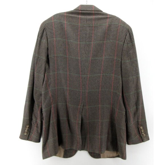VINTAGE Ralph Lauren Polo Sport Coat 40 University Windowpane Blazer - Picture 8 of 13